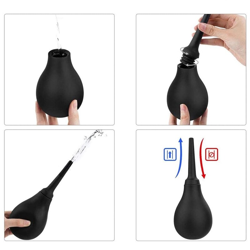 Klysma Lamp Spuit Vrouwelijke Schoonmaken Wassen Siliconen Klysma Douche