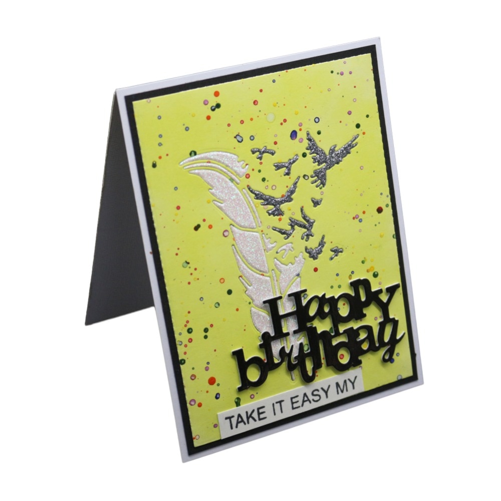 Eagle Feather Metal Cutting Dies Stencil For DIY Scrapbooking Card Making Embossing Craft Animals Stamps And Dies