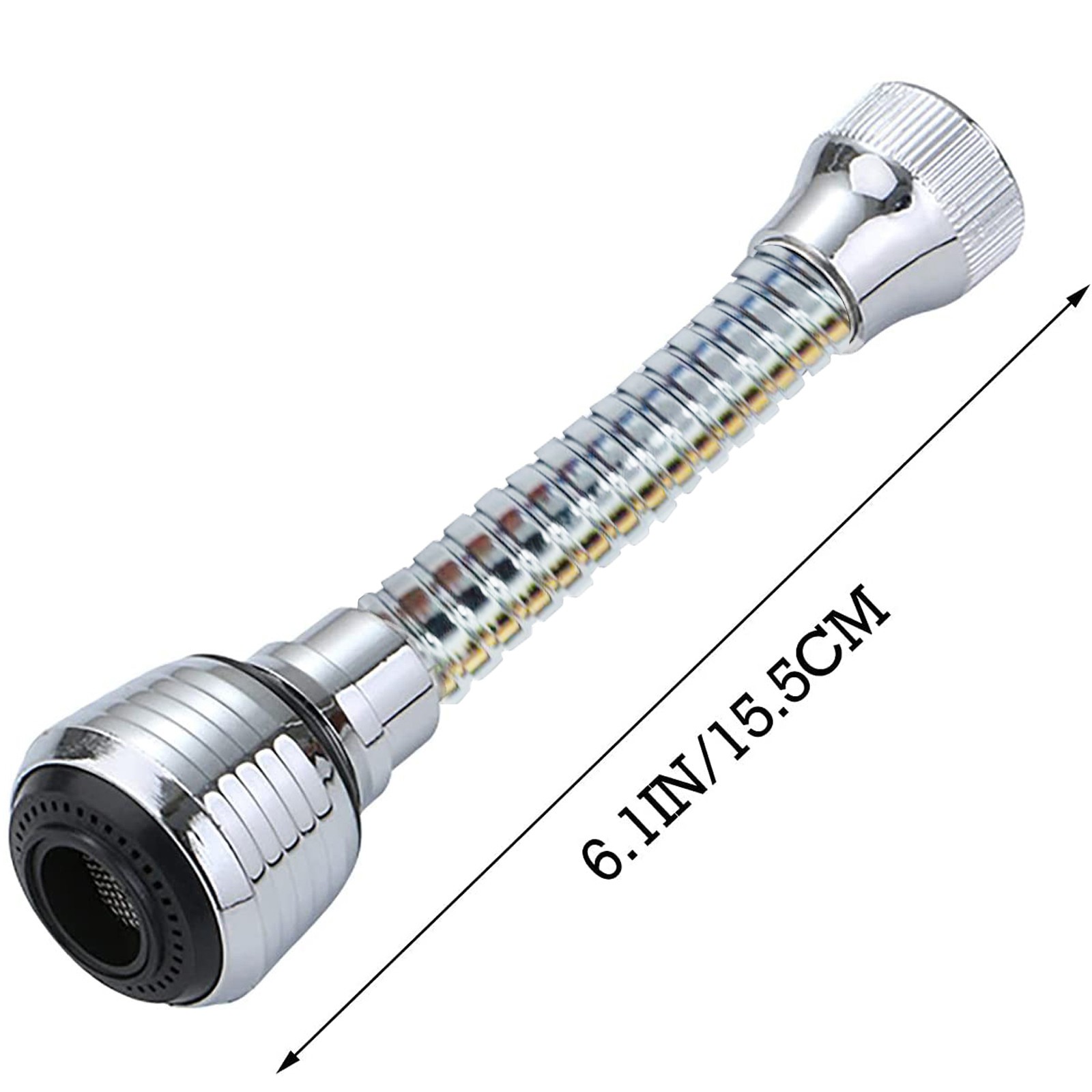 360° Rotating Faucet Sprayer Faucet Aerator Sink Sprayer Adjustable Kitchen Sink Tap Head Water Saving Extend Nozzle Accessories
