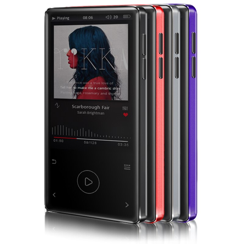 Original Touch Screen mp4 player 8GB 2.4 Inchs Big TFT Screen Support 64G SD Card HIFI Sound Lossless Music Player