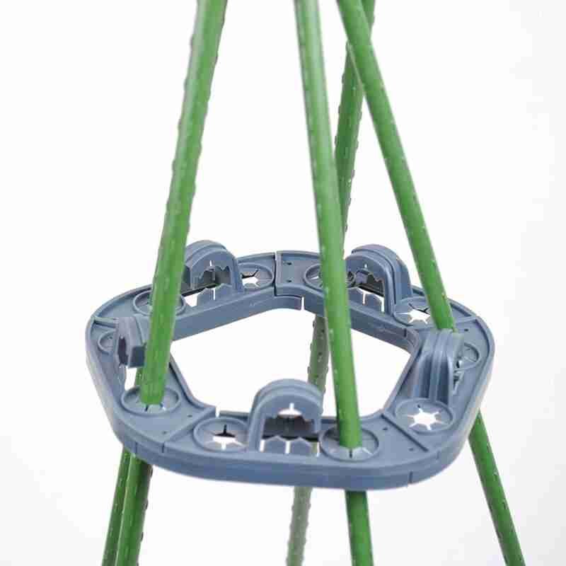 Garden Climbing Plant Support Peas Beans Fixed Frame Cane For Support Holder Wig-Wam Bamboo Climbing Stakes Plants V5C1
