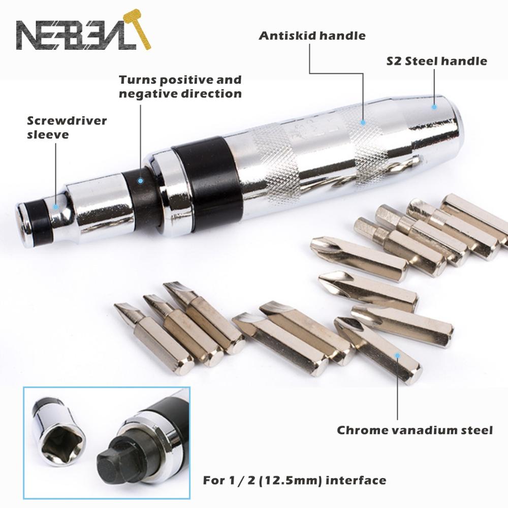 Multi-purpose Heavy Duty Shock screw Driver Chisel Bits Tools Socket Kit Impact Screwdriver Bits Screw Extractor