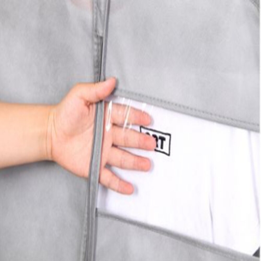 Kleding anti-stofhoes van niet-geweven stof, verpakking, kast, hangende jas, pak, kledingstuk, beschermhoes, opbergtas