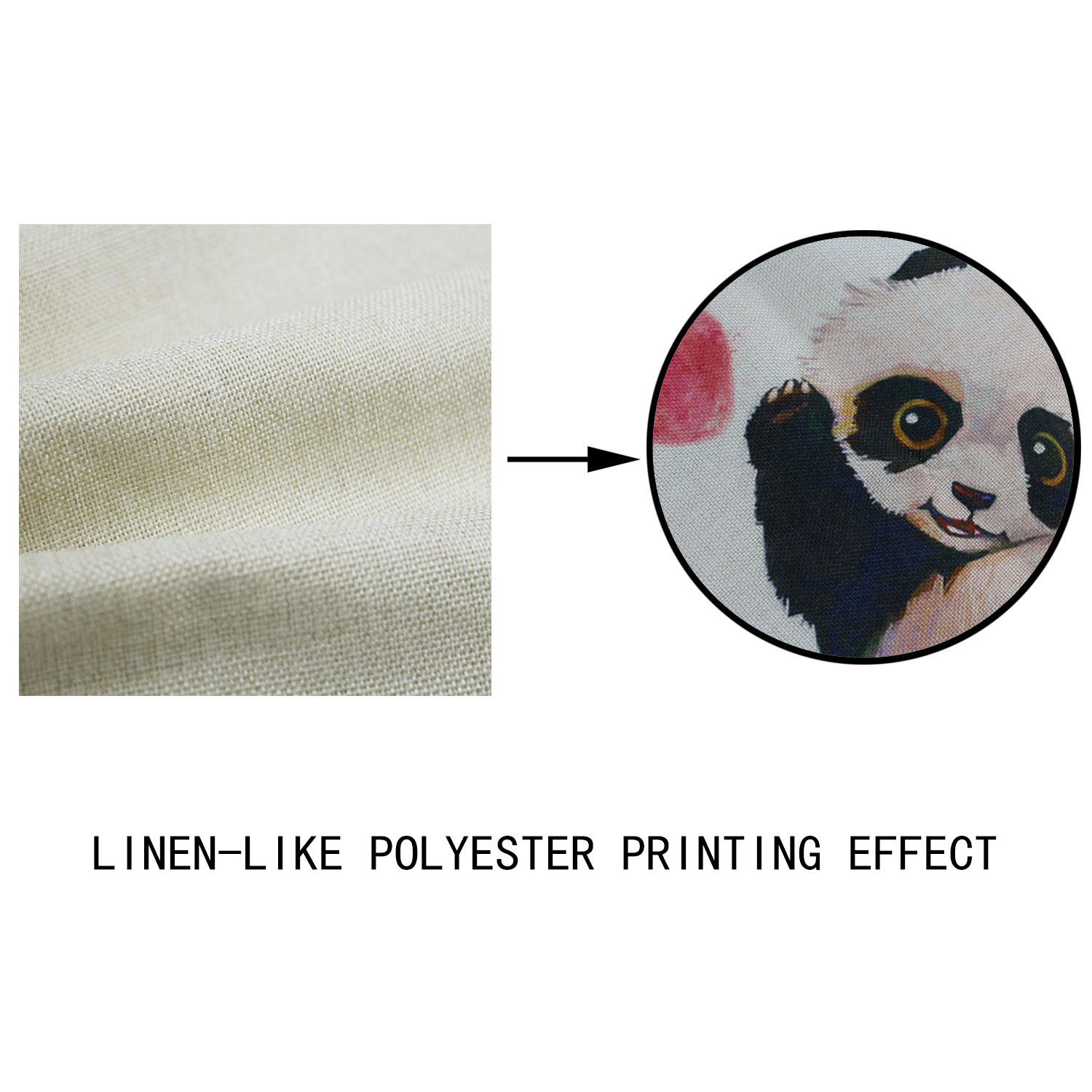 Cartoon Owl Print Linen Backpack Animal Large Capacity Portable Drawstring Backpack Chinese Storage Travel Women Casual Book Bag