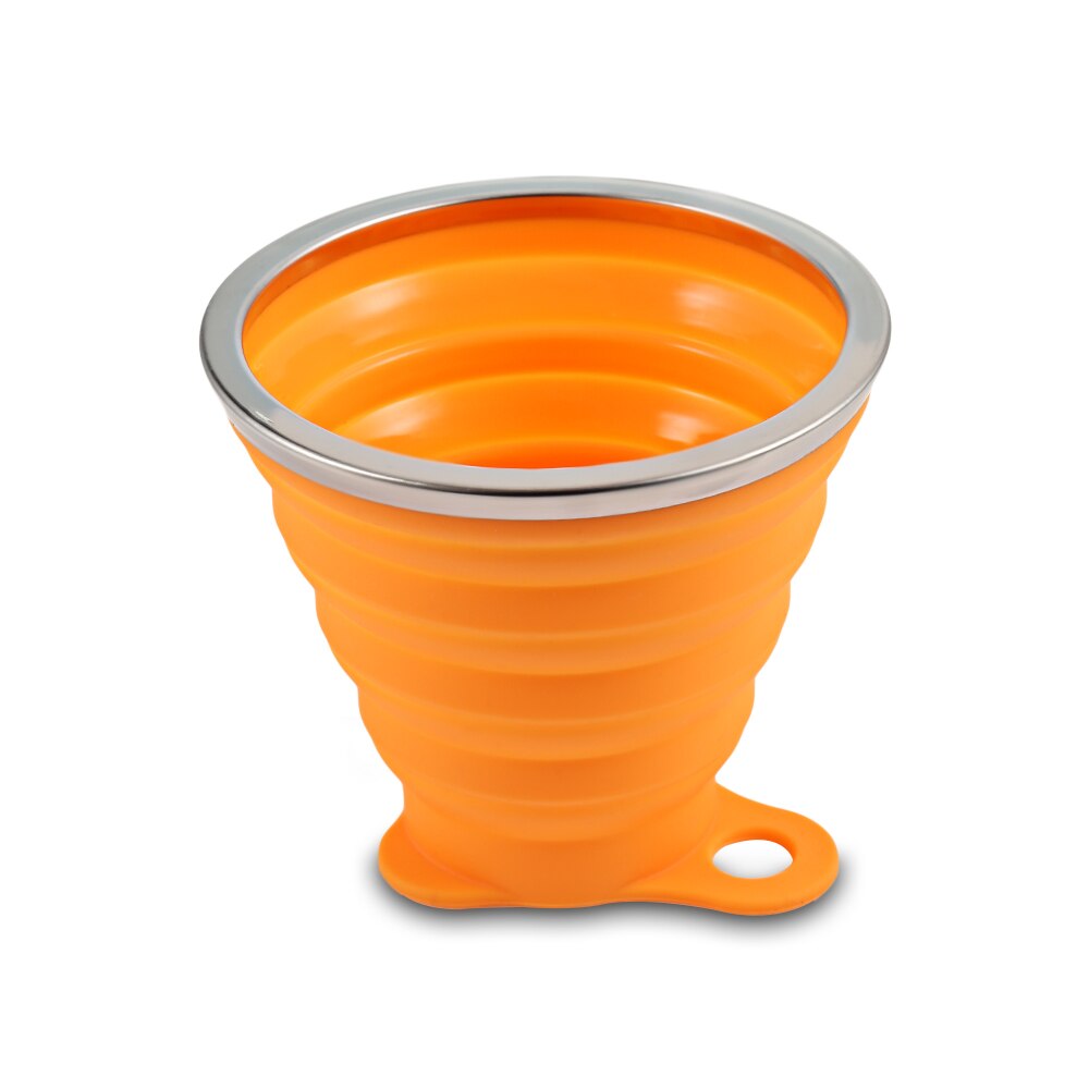 270ml Silikon Falten Wasser Flasche Tasse Mit Schlüsselband/Staubdicht Abdeckung Deckel Außen Kaffee Tee Milch Tassen Versenkbare Reise copa