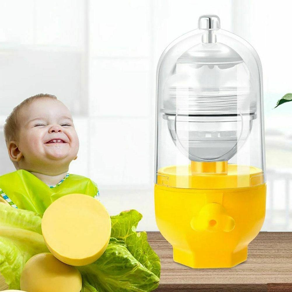 Hand Powered Golden Egg Maker Inside Mixer Kitchen Cooking Gadget Portable Egg Cooker Tool Egg Scrambler Shaker