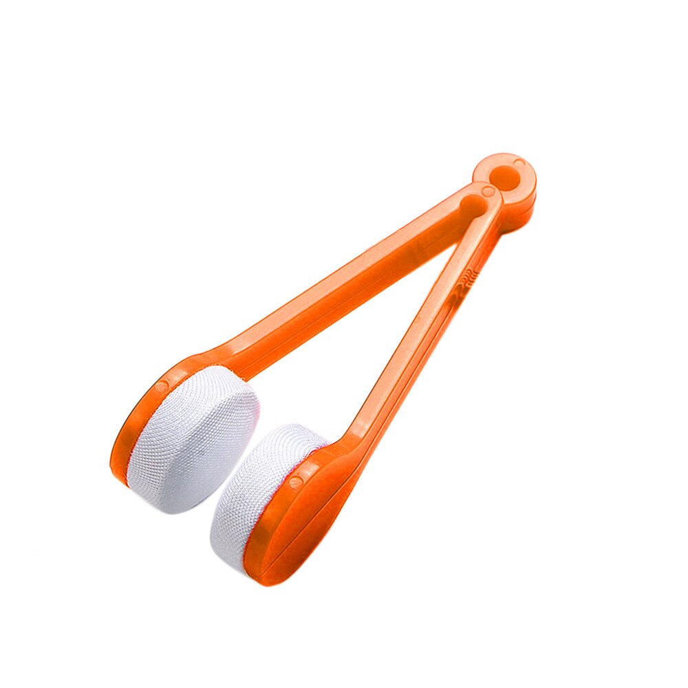 1pc Sun Glasses Eyeglass Microfiber Spectacles Cleaner Brush Cleaning Tool Eyeglasses Cleaner Home Office Accessories Free Ship: Orange