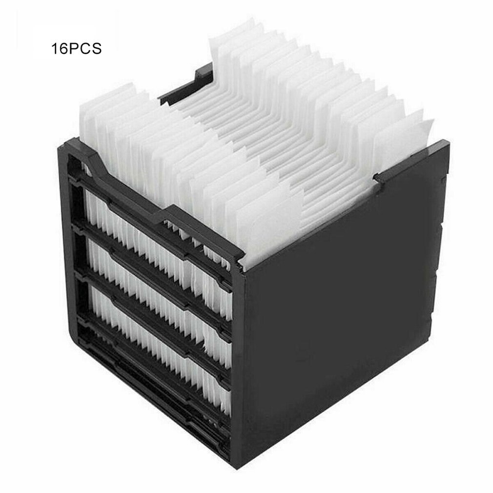 16 Stks/set Mini Air Cooling Persoonlijke Ruimte Usb Airconditioner Koeler Vervanging Filter Air Recuperator