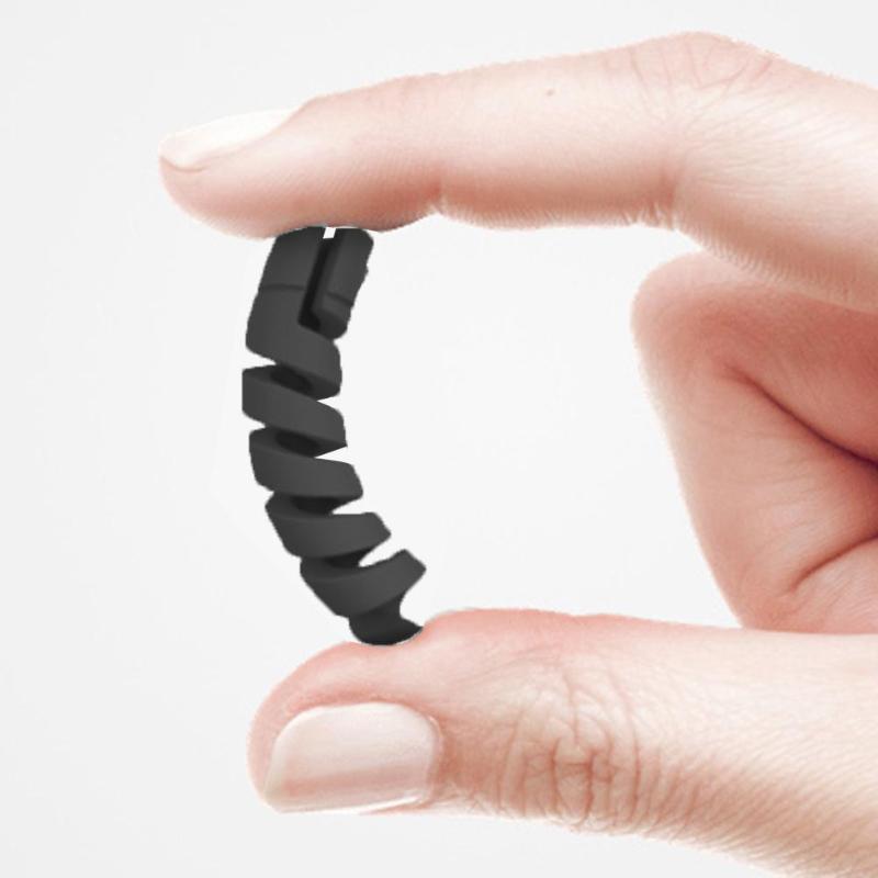 1pc opladningskabel beskytter spar cover til iphone android usb oplader kabel ledning ærme spiral beskyttende 35*10mm