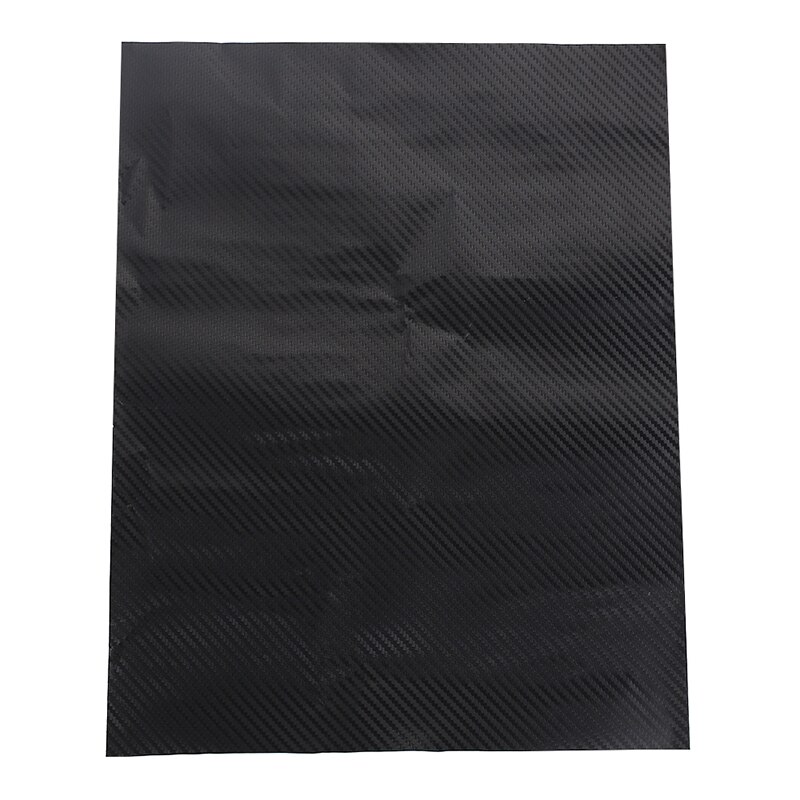 1pcs Universal Laptop Sticker 3D Carbon Fiber Film Durable Notebook Carbon Fibre Decal Laptop Skin Sticker Black 3D Decal