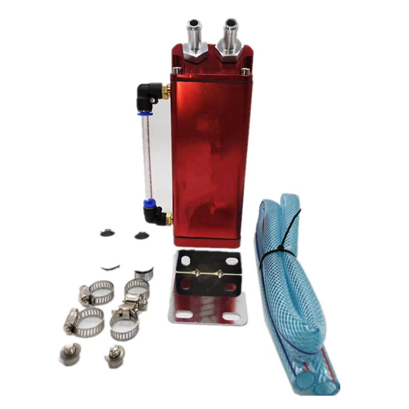 Universal SPSLD Engine Square Shape Oil Catch Can Oil Tank Reservoir With 2 Bigger Fittings Oil Catcher