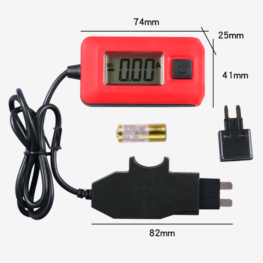 12-Voltage Car Current Tester Current Analyzer Multimeter Car Repairing Tool Fuse Current Meter Automotive Diagnostic Machine