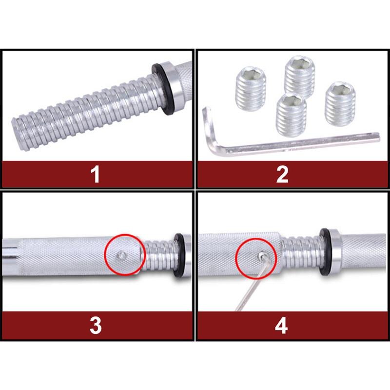 50cm hantel vevstång skivstång kontakt bar tyngdlyftning utrustning tillbehör