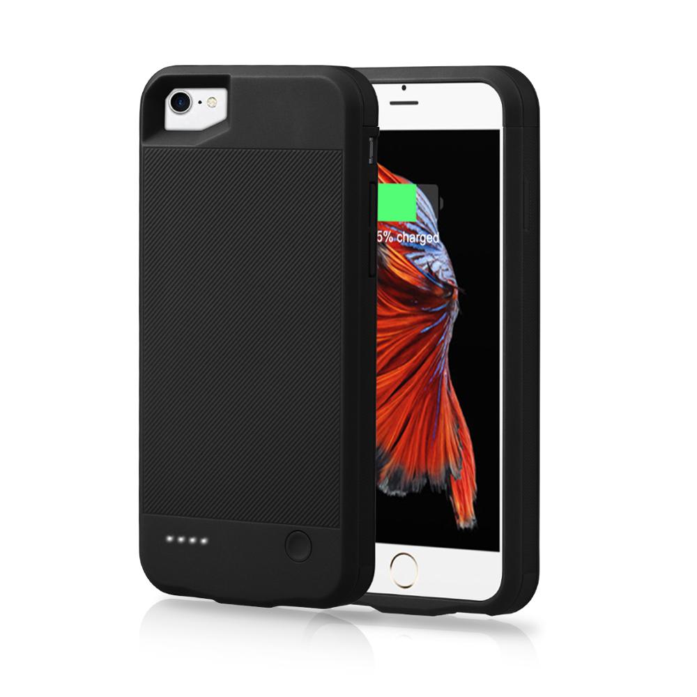 2800Mah Batterij Oplader Voor Iphone 7 8 Plus Batterij Case Ultra Slim Externe Back Pack Charger Power Bank opladen Case