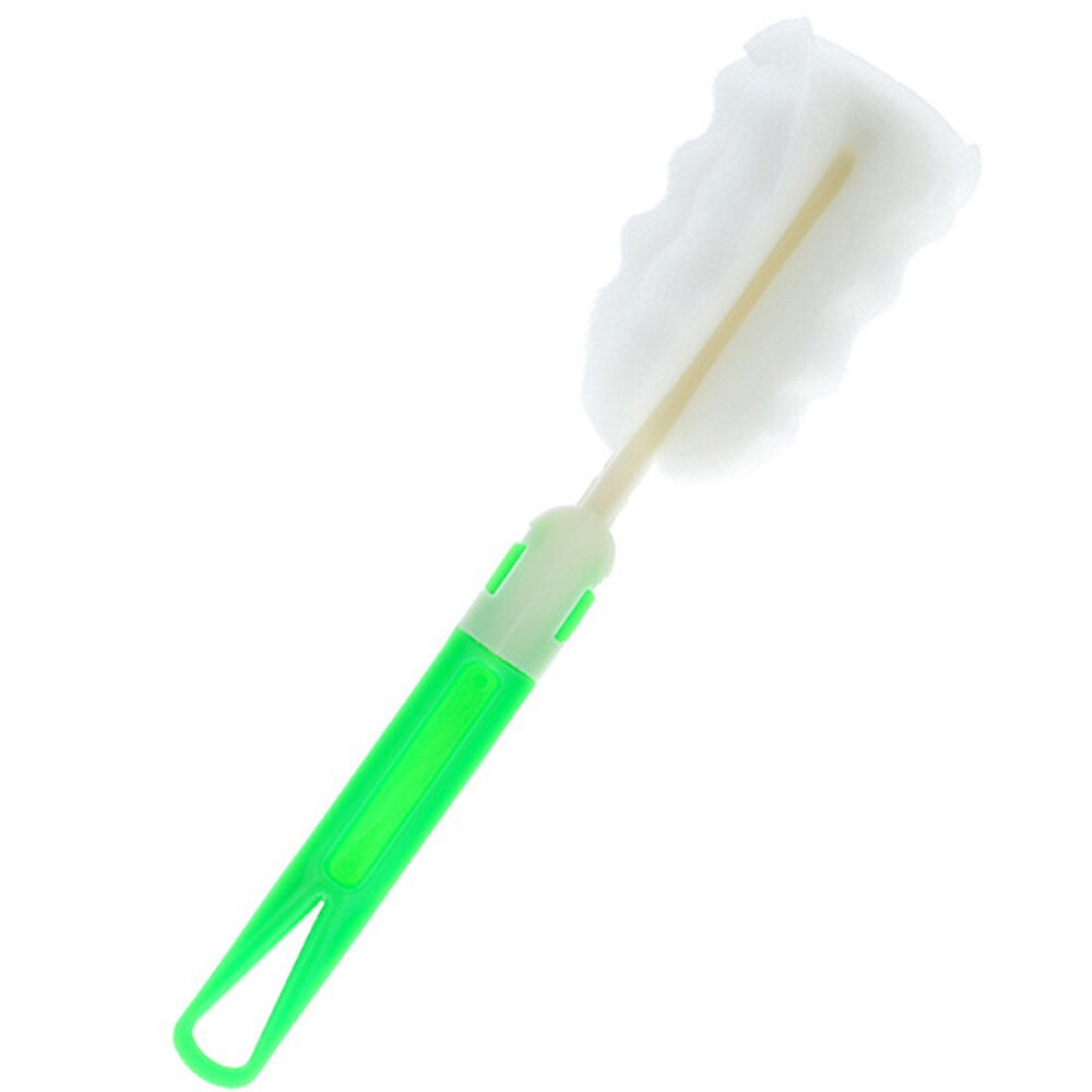 Baby hög kvalitet ren svamp barn specialflaska borste med handtag rengöringsredskap borsta glas specialborstar dropshopper