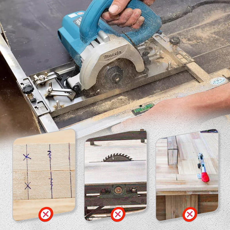 Snijmachine Randgeleider Positionering Snijden van houten plank Gereedschap Elektriciteit Cirkelzaag Trimmer Machine Houtbewerking Router
