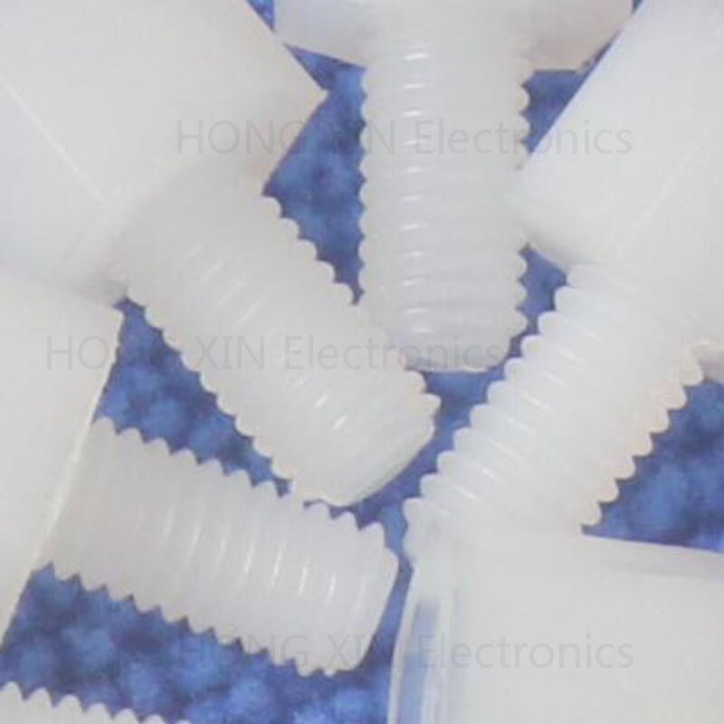 M3*28+6 hvite 1 stk 28mm nylon avstandsstykke standard  m3 mann-hunn avstandssett reparasjonssett pc verktøy