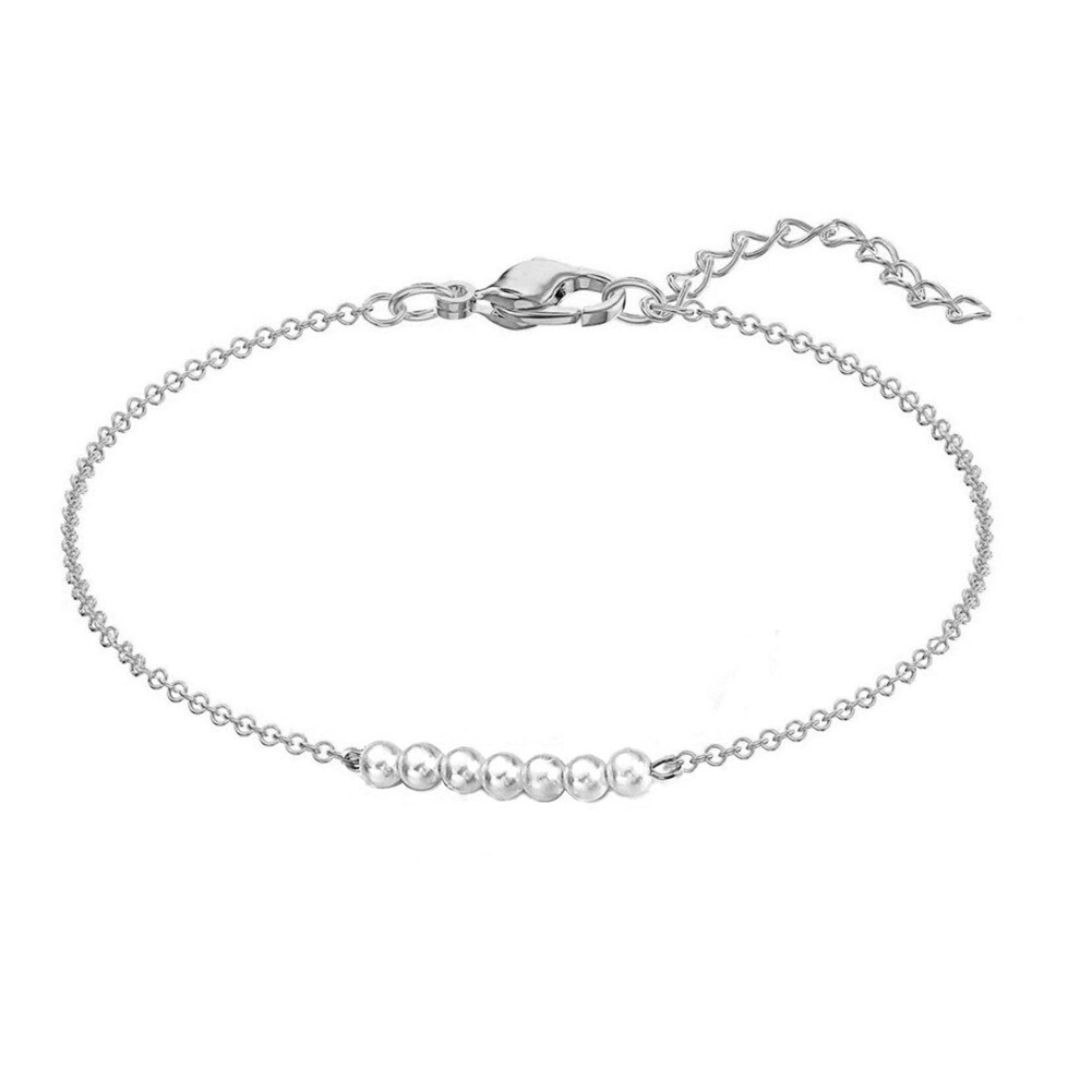 Rvs Multilayers Vierkante Ketting Charme Armbanden Voor Vrouwen Pijl Cirkel Koppels Armband Sets Vintage Sieraden: SA103-silver