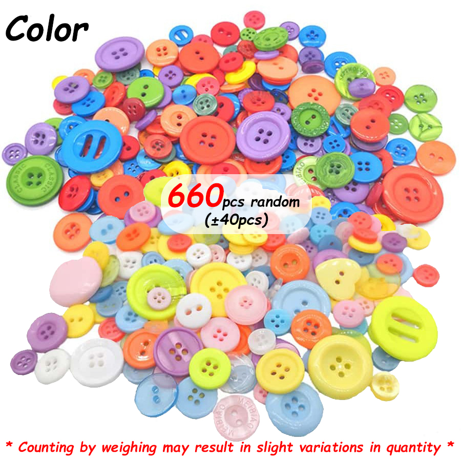 100 Uds. Botón redondo de plástico de Color 0,7-2,5 cm tamaños surtidos para manualidades DIY proyectos de costura accesorios de costura para el hogar: Latón