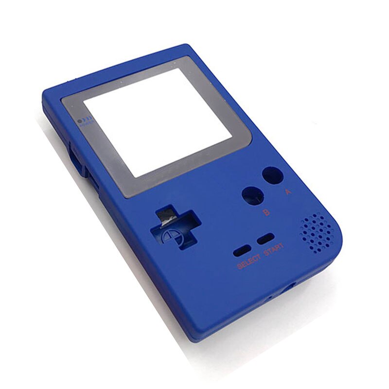 6Sets grey For GBP Shell Case with Buttons Kit Full Case Cover Housing Shell Replacement for Gameboy Pocket Game Console: Blue Soft surface