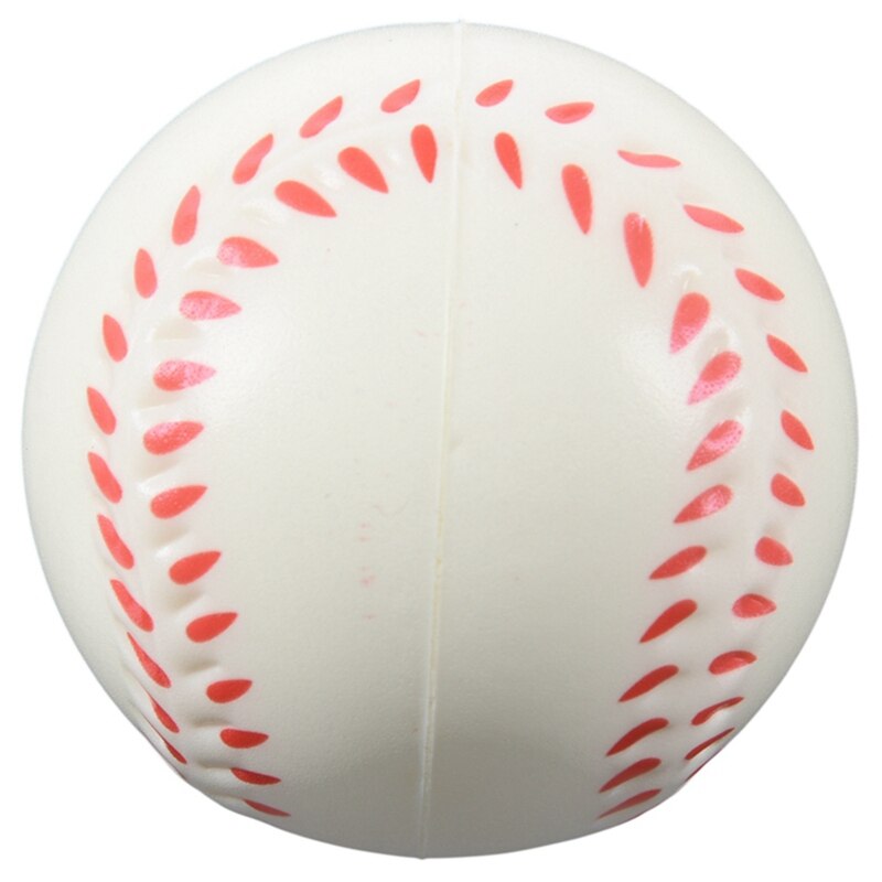 White Baseball Stress Ball: Default Title