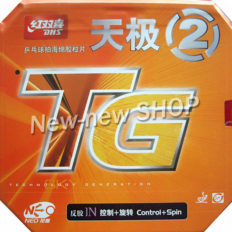 DHS NEO Skyline TG2 NEO TG 2 NEO TG-2 Pips-In Table Tennis PingPong Rubber with Sponge