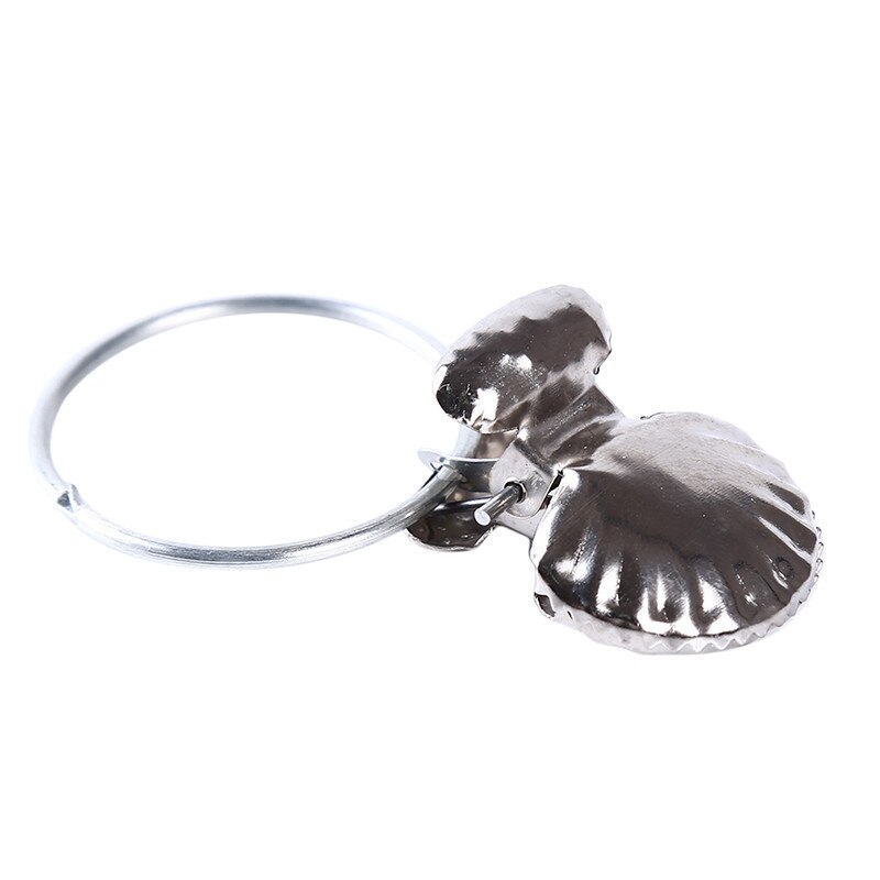 Pinzas portátiles para cortina con forma de anillos de concha, pinzas de acero inoxidable para ventana de ducha, pinzas de gancho para cortinas, almacenamiento: Default Title