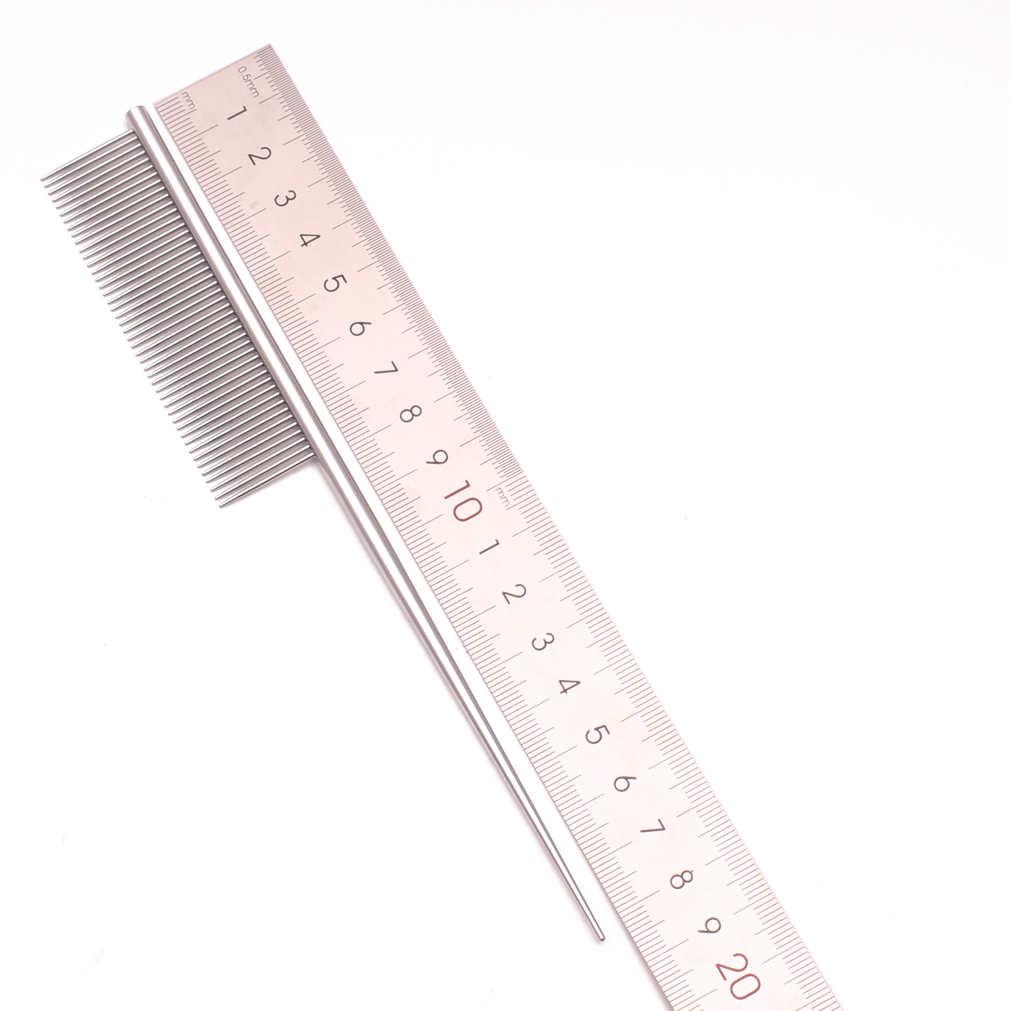 Puppy Grooming Kam Groomer Voor Hond Roestvrij/Koper Groomer Huisdieren Kammen Haarborstel Kat Hond Grooming Kammen Hond Haarverzorging C7801