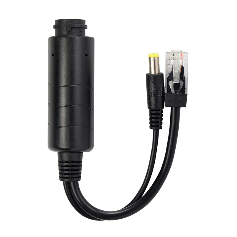 Waterdichte  fs5712b 10/100m ingang 48v dc  /0.35a,  uitgang 12v/1a 1500v hoogspanningsisolatie poe splitter