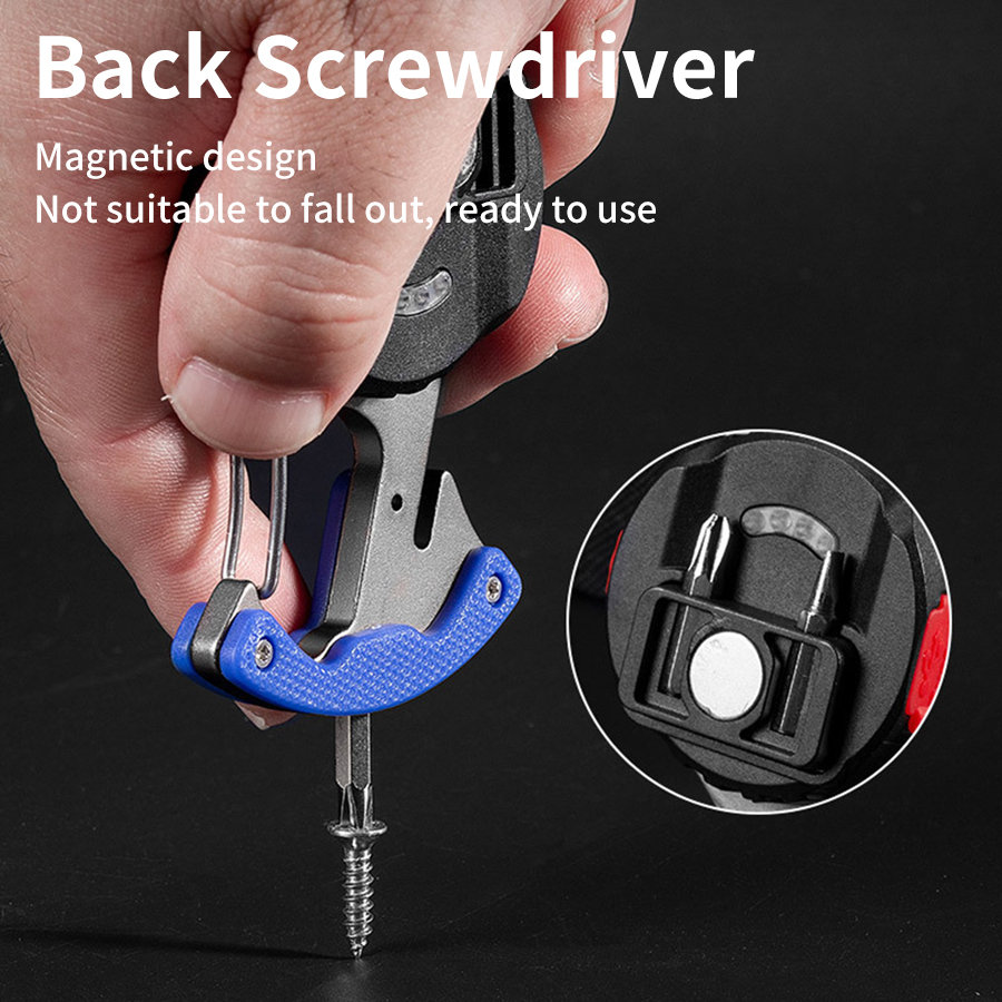 Led-lommelygte bærbar multifunktionel mini-cob-nøgleringslampe usb-genopladelig arbejdslampe stærk lommelygte camping-udendørslampe