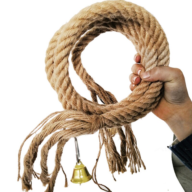 100/150/200 Cm Parrot Toys Pet Standing Rope Bird Cage Decoration Climbing Toy Chewing Rope Parrot Bird Cage Toys Rope Bell