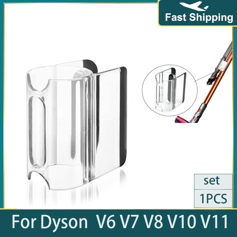 For Dyson V7 V8 V10 V11 Vacuum Cleaner Transparent Suction Head Clip Replacement Storage Holder Bracket Clip: 1pcs
