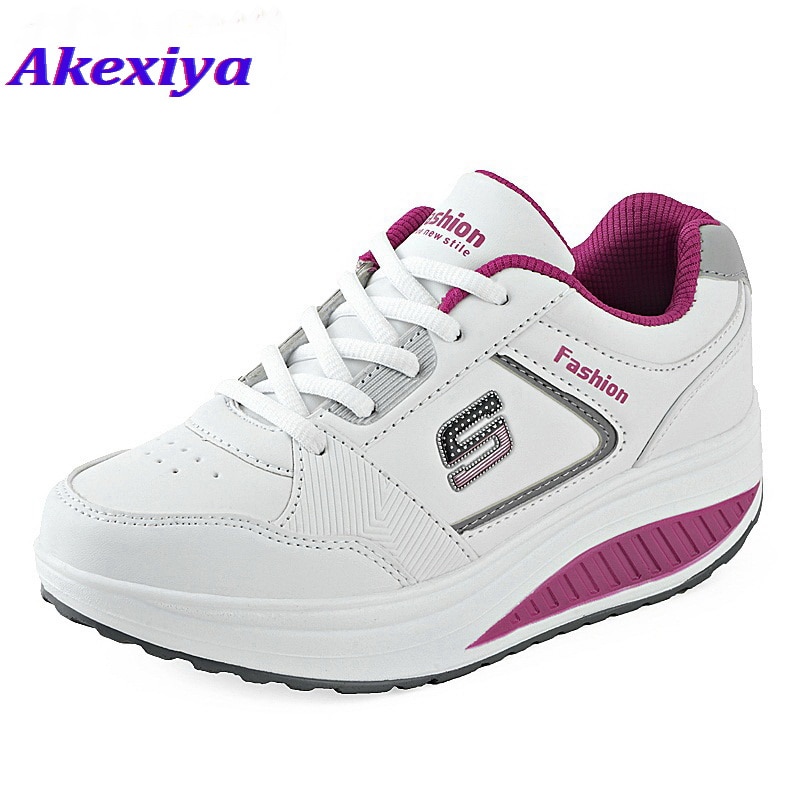 Akexiya running Sneakers for weight loss womens running shoes krossovky rocking shoes women walking shoe sports runing shoes