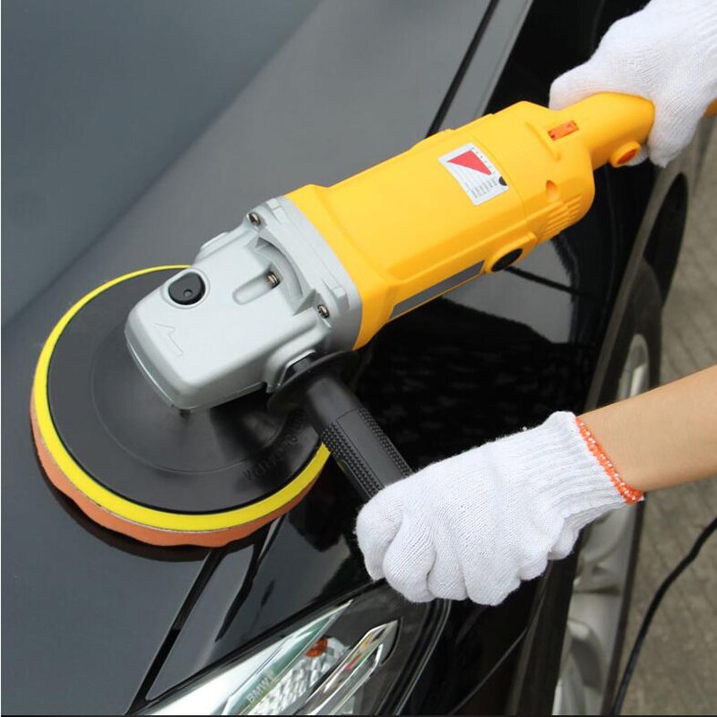 1400W Car Polishing Machine 6 Variable Speed Car Waxing Polishing Machine 220v Sealing Glaze Waxing Polisher LRX-180