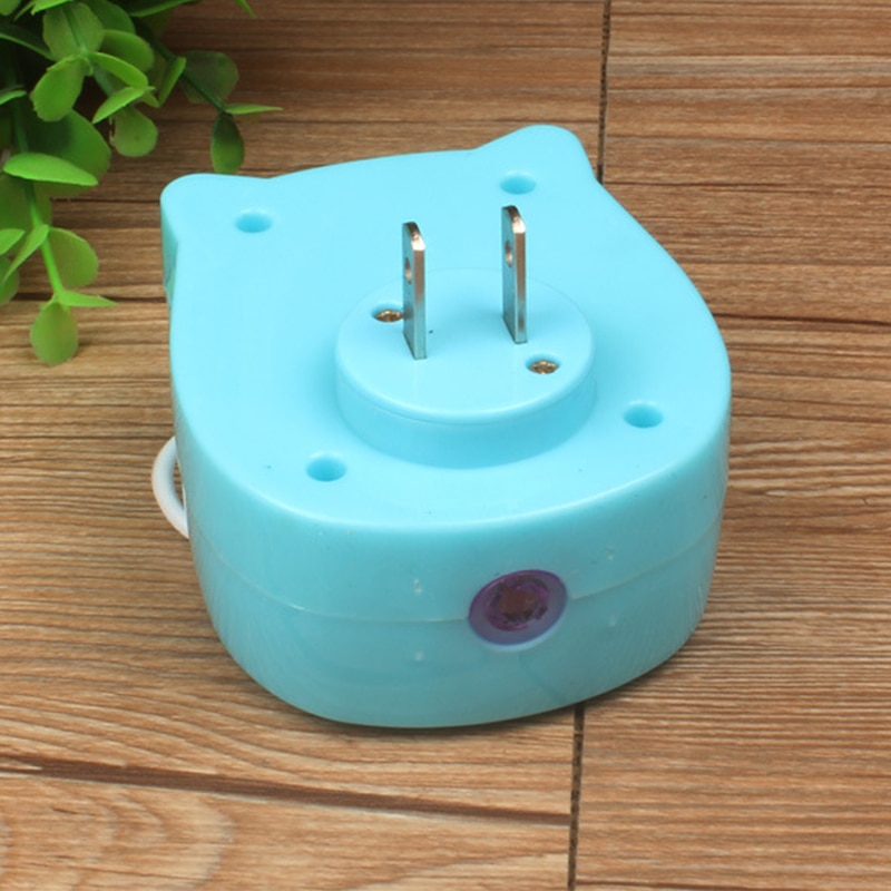 4 Colors Mini Owl Led Night light Auto Sensor Light Control Lamp EU US Plug Child Kid Baby Bedside Bird Light Socket nightlight