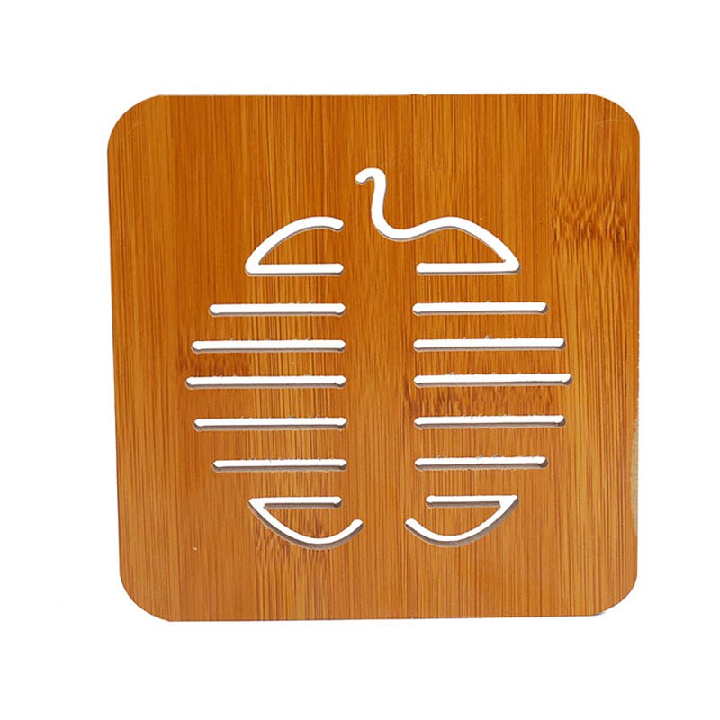 Placemats voor op tafel placemats bureau tafelmatten keukenaccessoires pot beker tegen bloesem bamboe onderzetters isolatiematten: Ander type 5