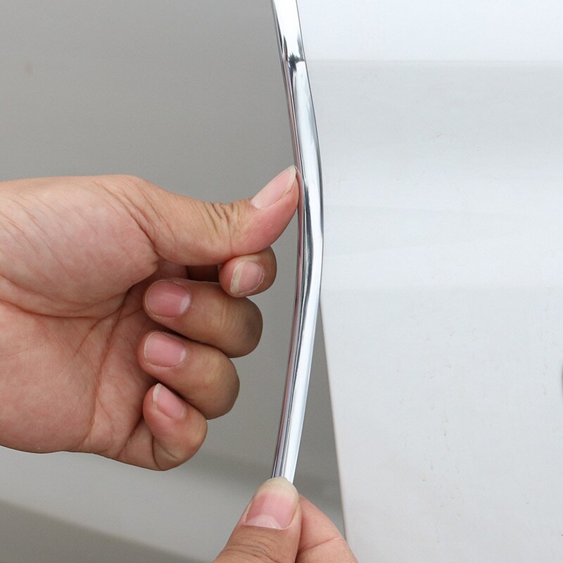 Chrom Auto Tür Rand Schutz Streifen Lärm Isolation Dicht Auto Tür Gummi Dichtung Streifen Klang Isolierung Tür Schutz
