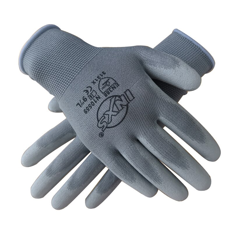 10 Pairs Pu Nitril Coating Werkhandschoenen Gecoate Palm Handschoenen Mechanic Werken Handschoenen Hebben Ce Gecertificeerd EN388: N10559-10