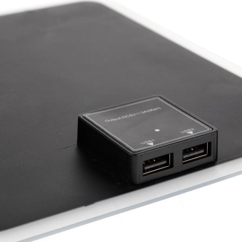 20W 6V Monocrystalline Silicon Solar Panel Rechargeable Car Solar Panel Yacht Charger Outdoor Charger Solar Cell Emergency Power