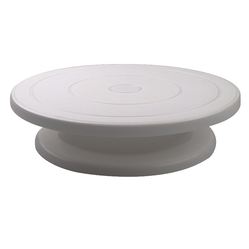 Plastic Cake Plate Turntable Rotating Rotary Stand Cake Pan Baking DIY Cake Round Kitchen Decorating Tool Table Anti-skid