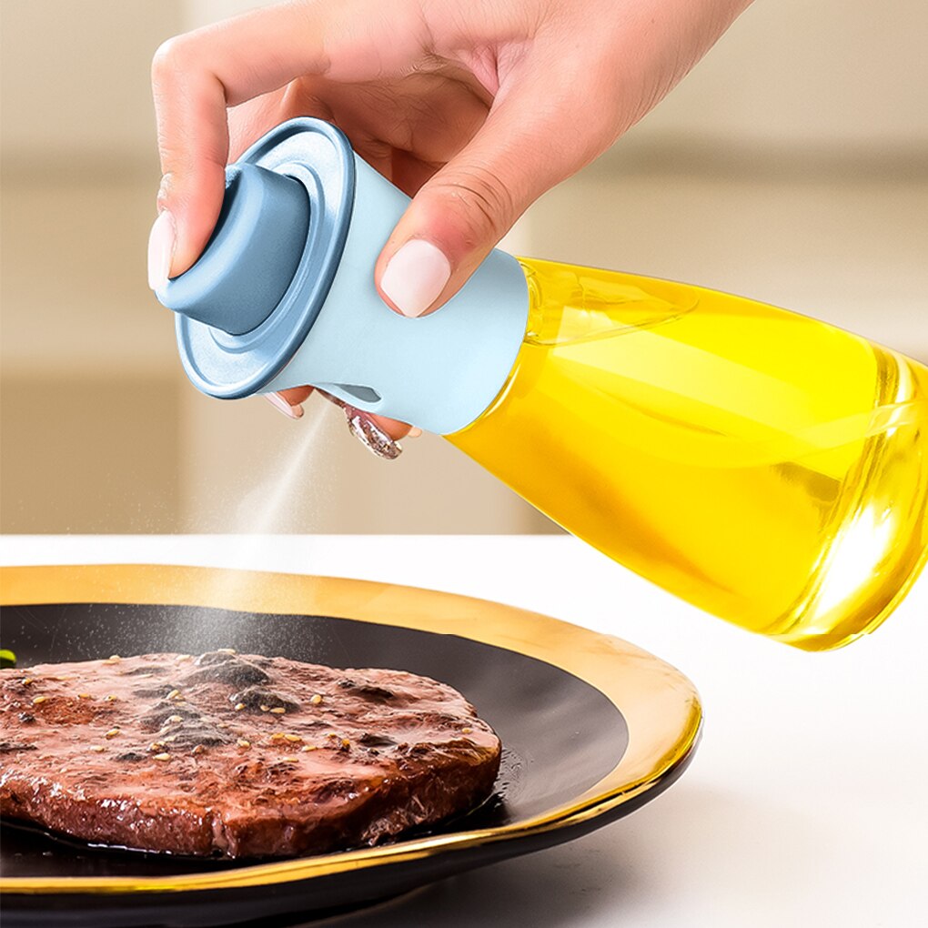 Juego de Cocina Dispensador de Aceite para Barbacoa, Botella de Vidrio para Mezclar Condimentos, Vinagre, Salsa de Soja, Espray, Condimentos