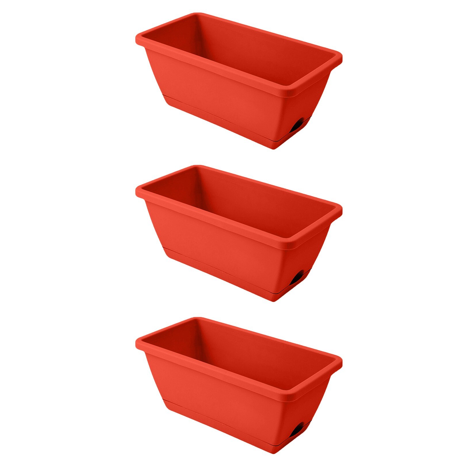 25 # Lui Plastic Bloempotten Familie Balkon Planten Groenten En Bloemen Extra Grote Rechthoekige Planten Groef Plant Pot Ba: E