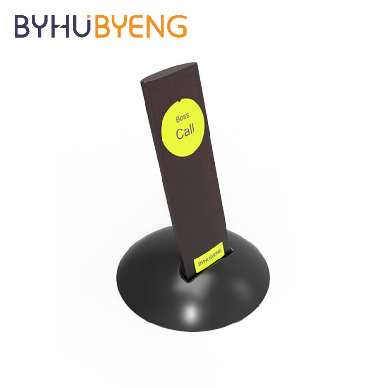 Byhubyeng Kantoor Tafel Ontvanger Buzzer Bell Herinneren Pager Voor Boss Personeel Draadloze Vibratie Oproepsysteem Equipamentos: Default Title