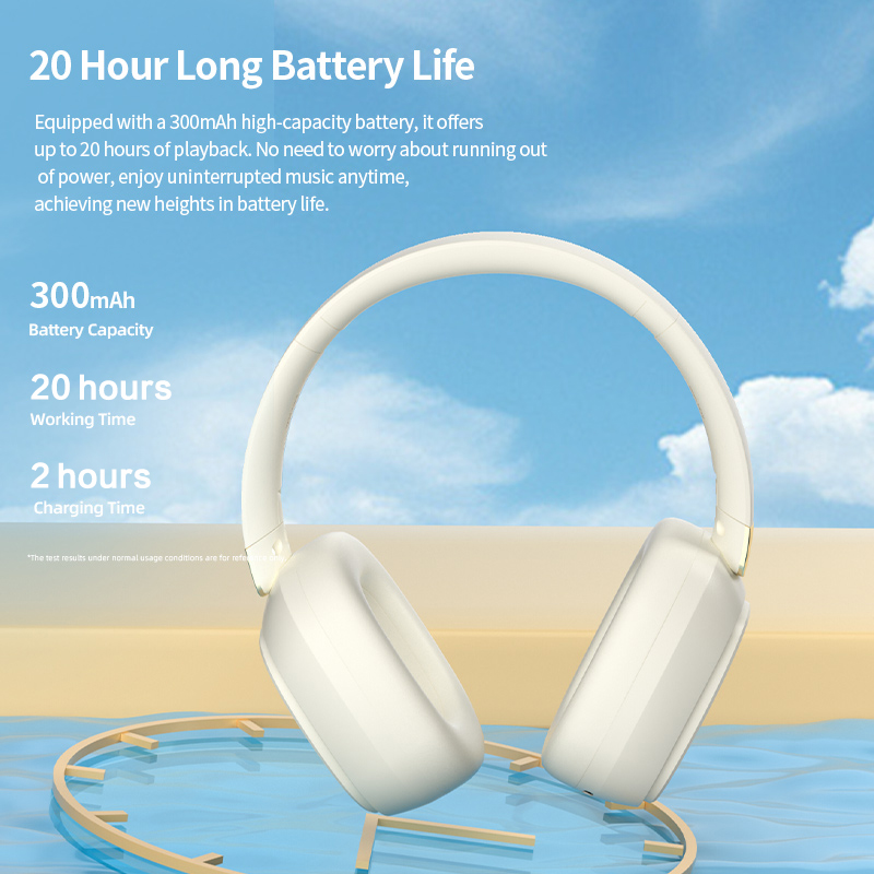 Upgrade V5.3 Chip Wireless On-Ear Headphones, with Mic, 300mAh Long Battery Life, Foldable & Portable, for Gaming, Music,