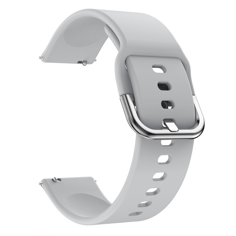 Voor Realme Horloge Band Band Siliconen Slimme Horloge Band Polsband Met Realme Horloge Screen Protector Hd Film: Grijs