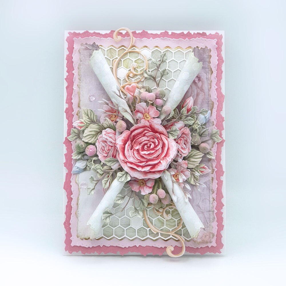 Diy Embossing Template Carnation Crafts Coastal Currents Collection Metal Cutting Dies Scrapbook Diary Decoration