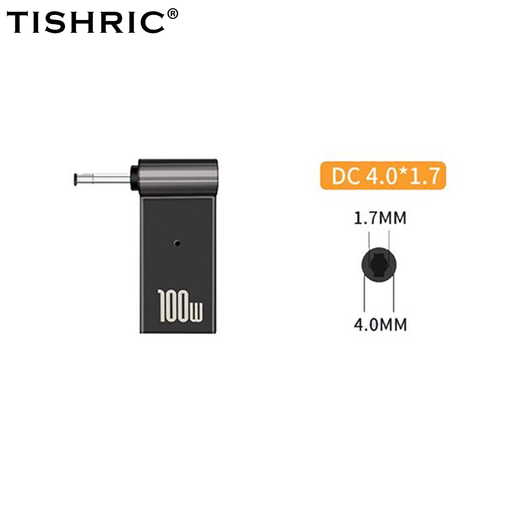 100w pd Laptop-Ladegerät Stecker Typ C zu DC-Buchse Stecker Adapter Buchse zu Stecker Stromrichter für Notebook-Computer PC: Blau