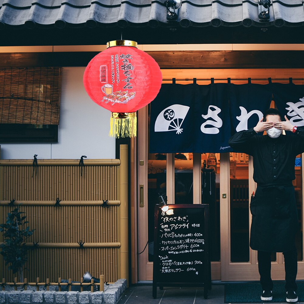 Japanese Hanging Lanterns Waterproof Traditional Bistro Ornament Sushi Restaurant Year Party Decoration Festival Lanterns