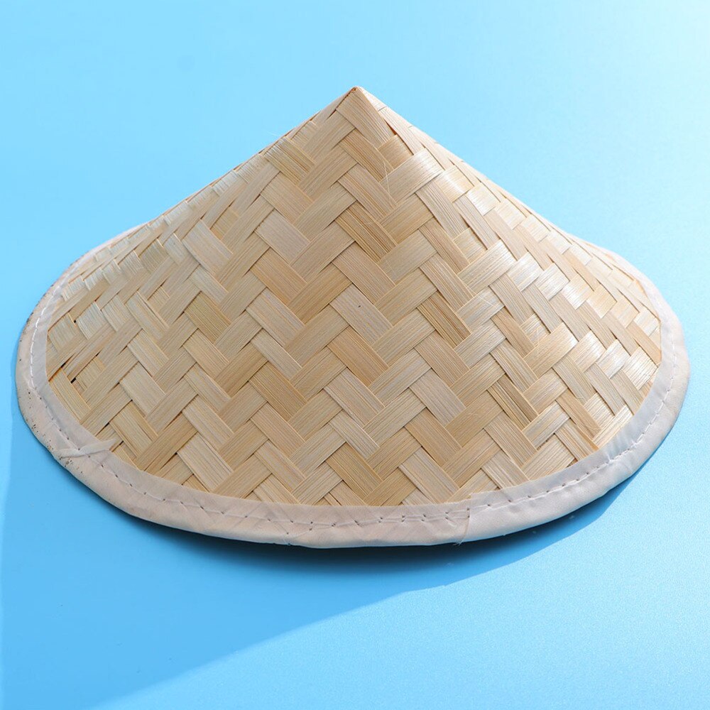 2pcs Bamboo Sun Hats Oriental Style Farmer Fishing... – Grandado