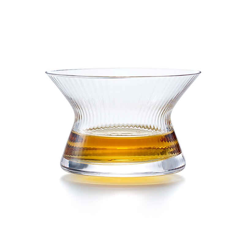 Spin Japan Edo Crystal Whisky Cappie Hanyu Glazen Kom Cup Draaibare Streep Gerst-Bree Wijn Glas Brandy Borrel: 1pcs